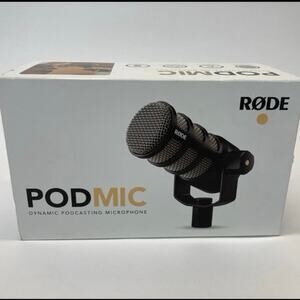 New Rode PodMic Cardioid Dynamic Broadcast Podcast Streaming Gaming Microphone
